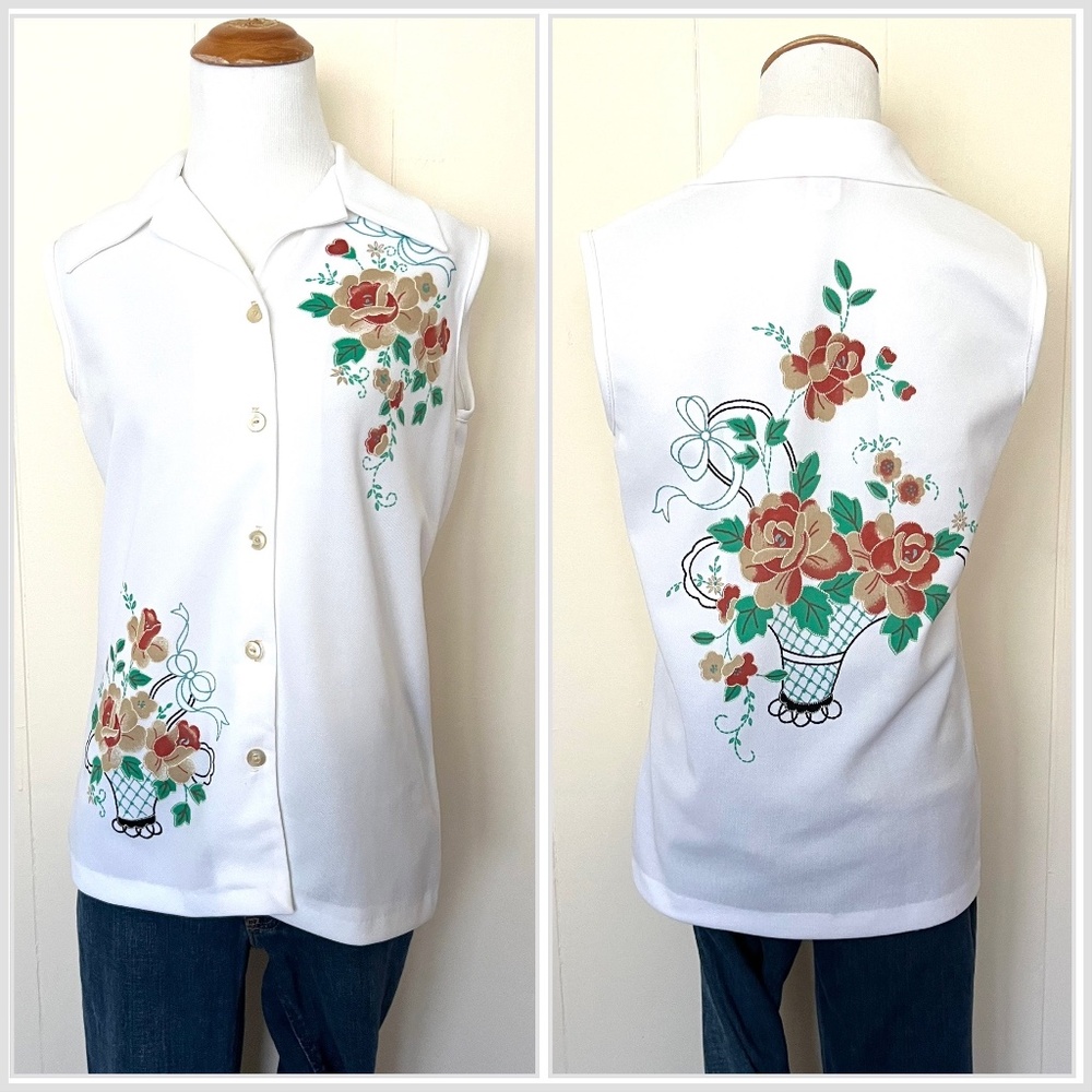 VTG Plant Lady Blouse